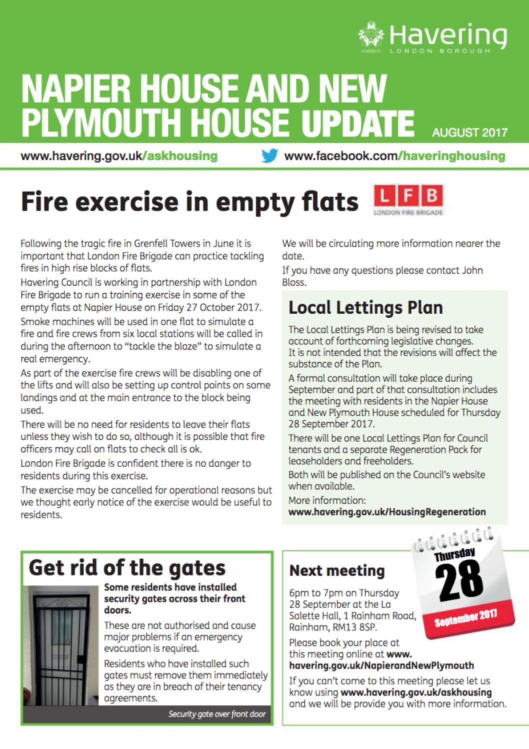 Napier New Plymouth Update 2017 August By Havering Council Issuu