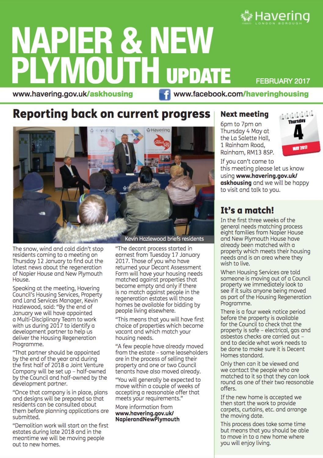Napier New Plymouth Update 2017 February By Havering Council Issuu
