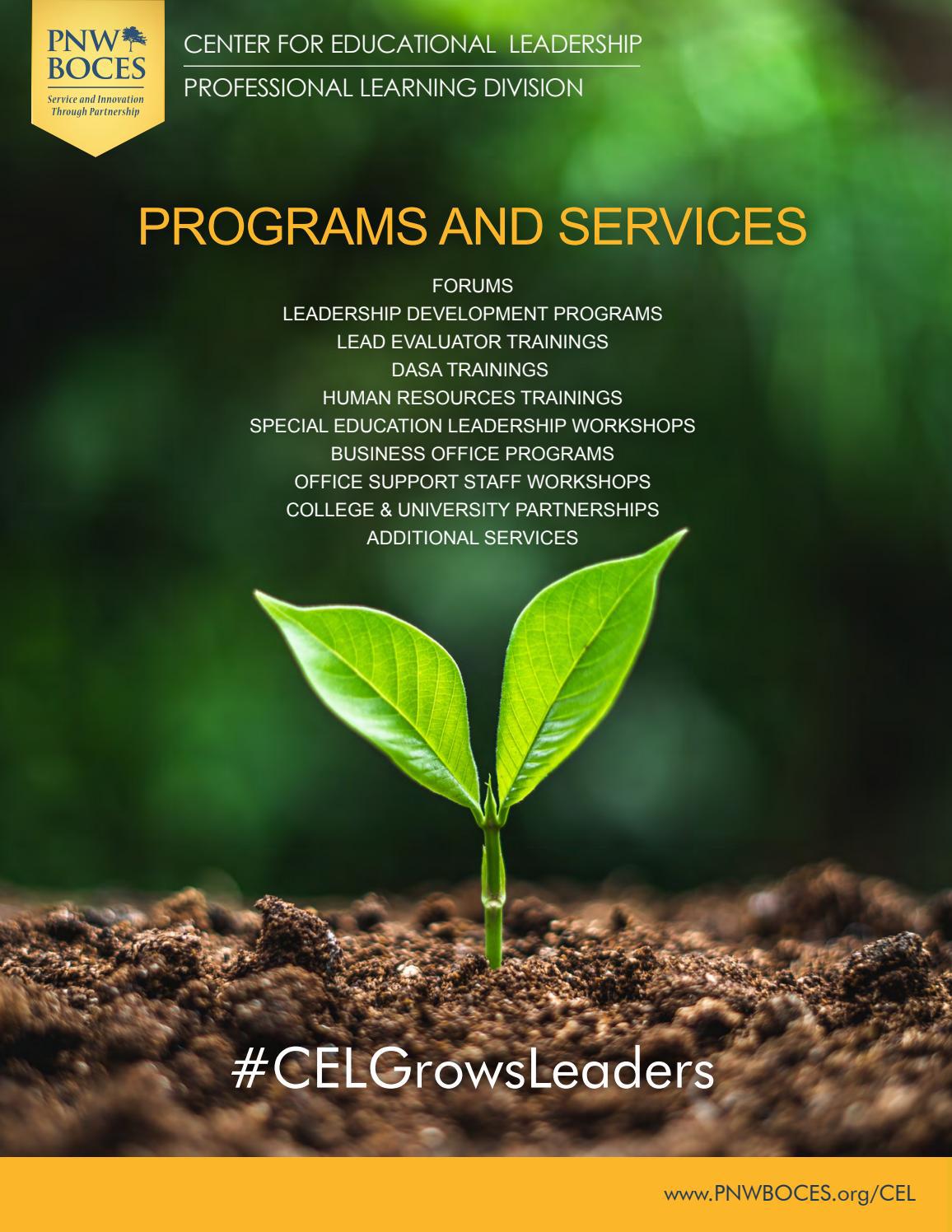 Center for Educational Leadership Programs and Servcies by PNW BOCES