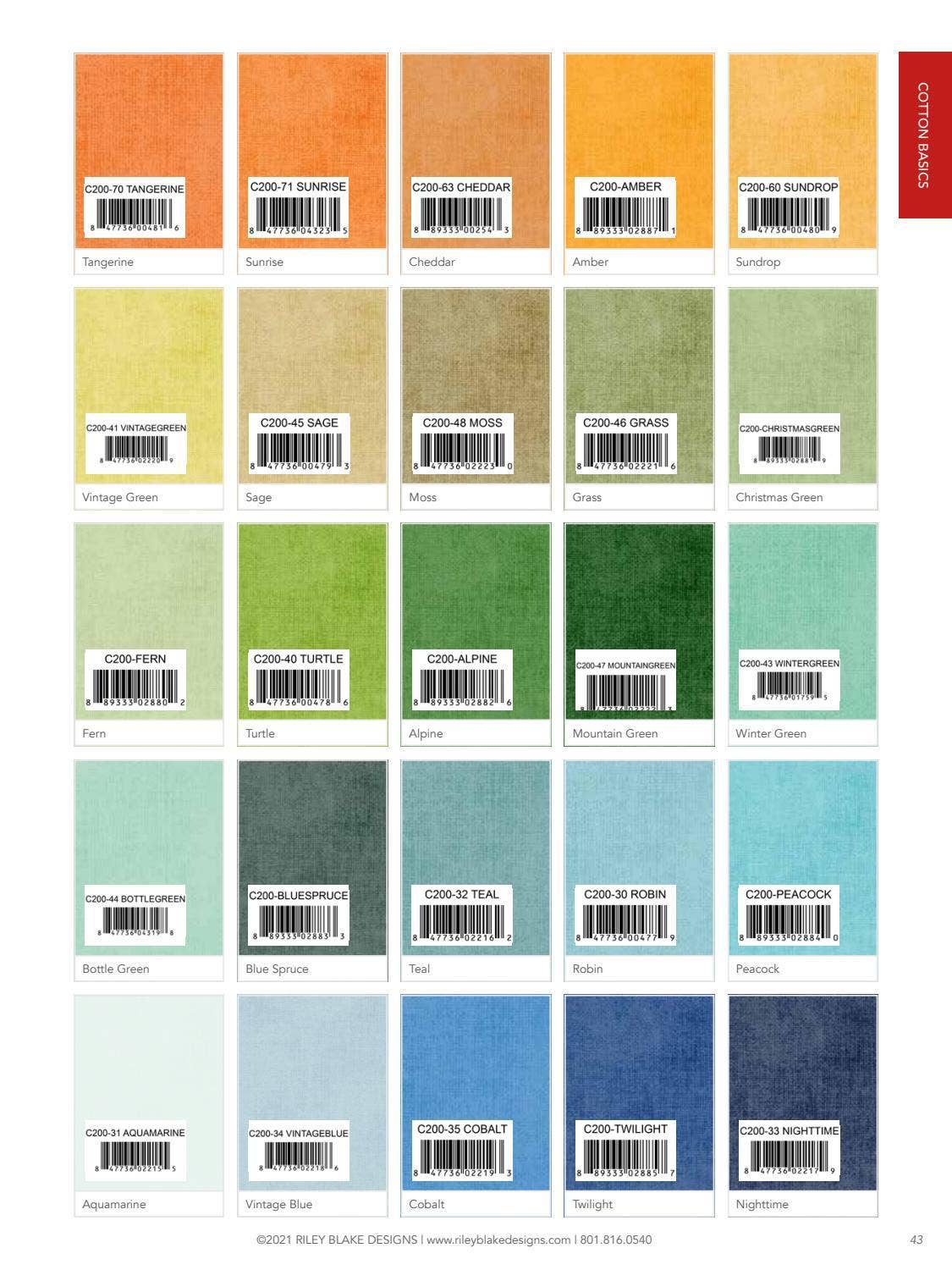 2021 Fall Basics and Notions Catalog by Riley Blake Designs® Issuu