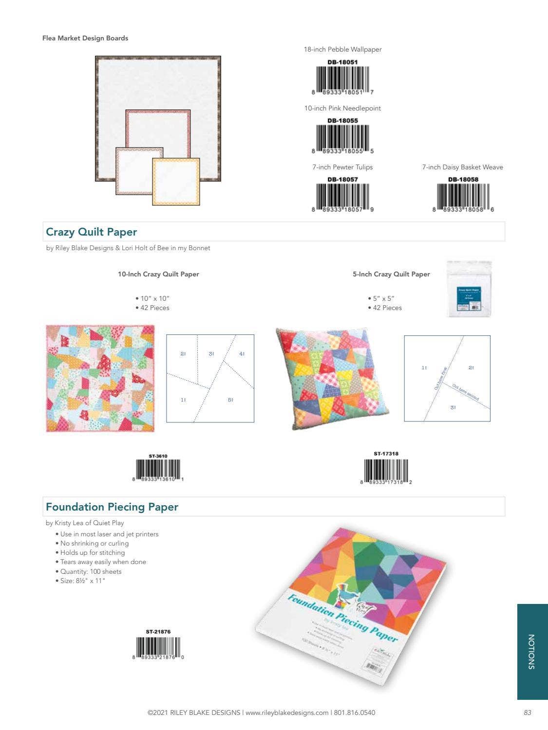 2021 Fall Basics and Notions Catalog by Riley Blake Designs® Issuu