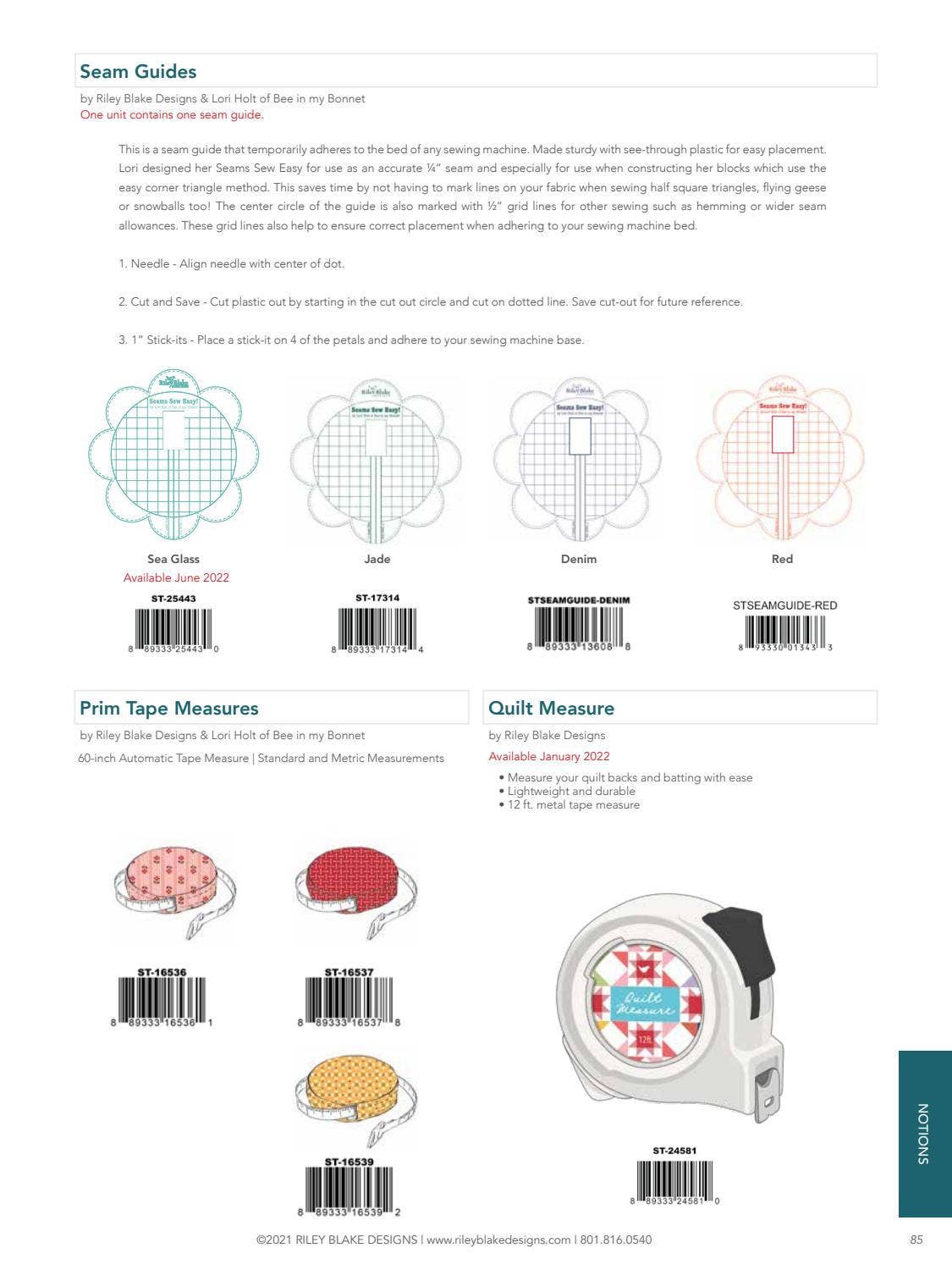 2021 Fall Basics and Notions Catalog by Riley Blake Designs® Issuu