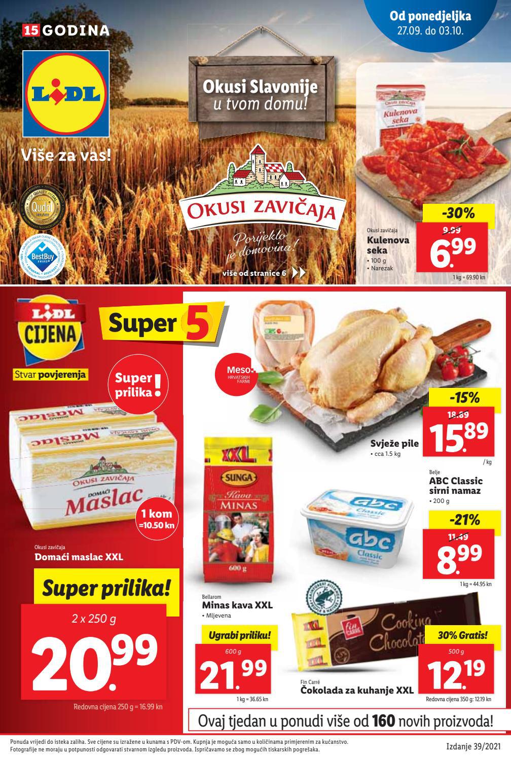 Lidl katalog od 27.09.03.10.2021. by Catalog.hr Issuu