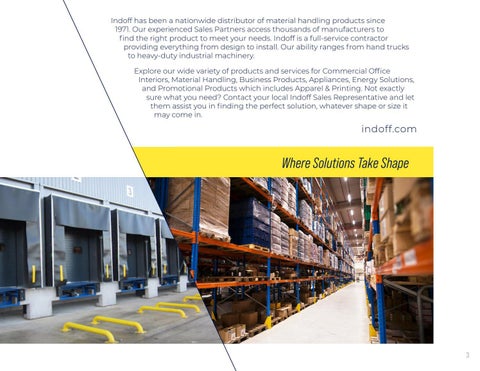Indoff 家具目录 · 's Manufacturing Solutions Idea 册 第 3 页