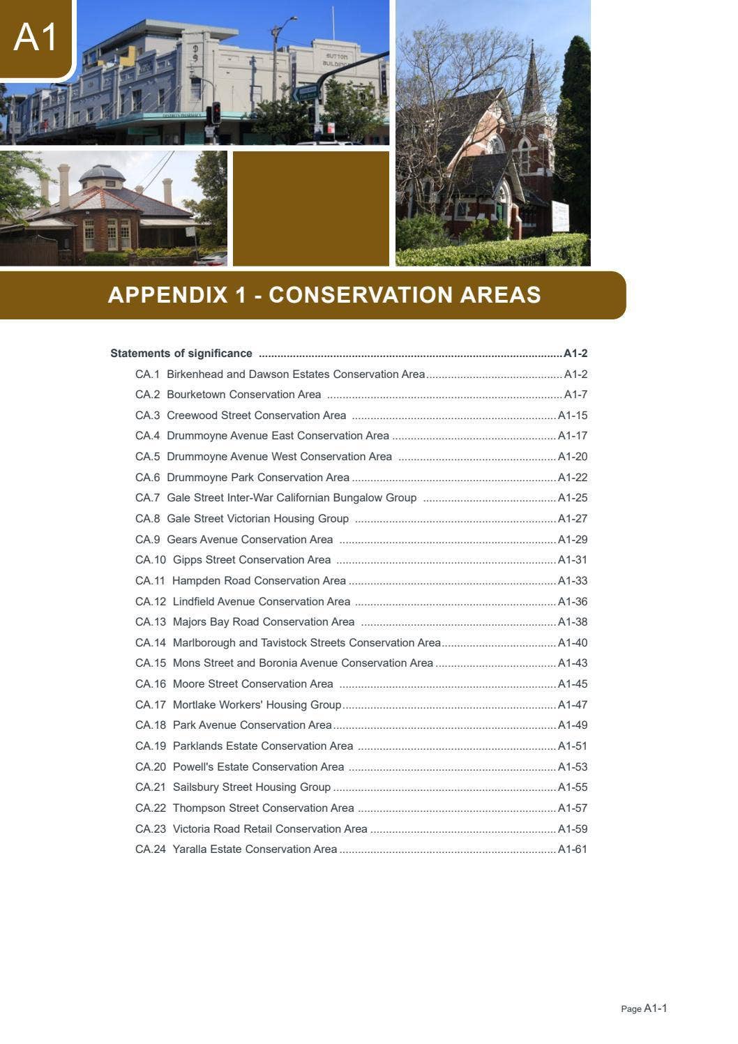 Appendix 1 - Conservation Areas by cityofcanadabay - Issuu