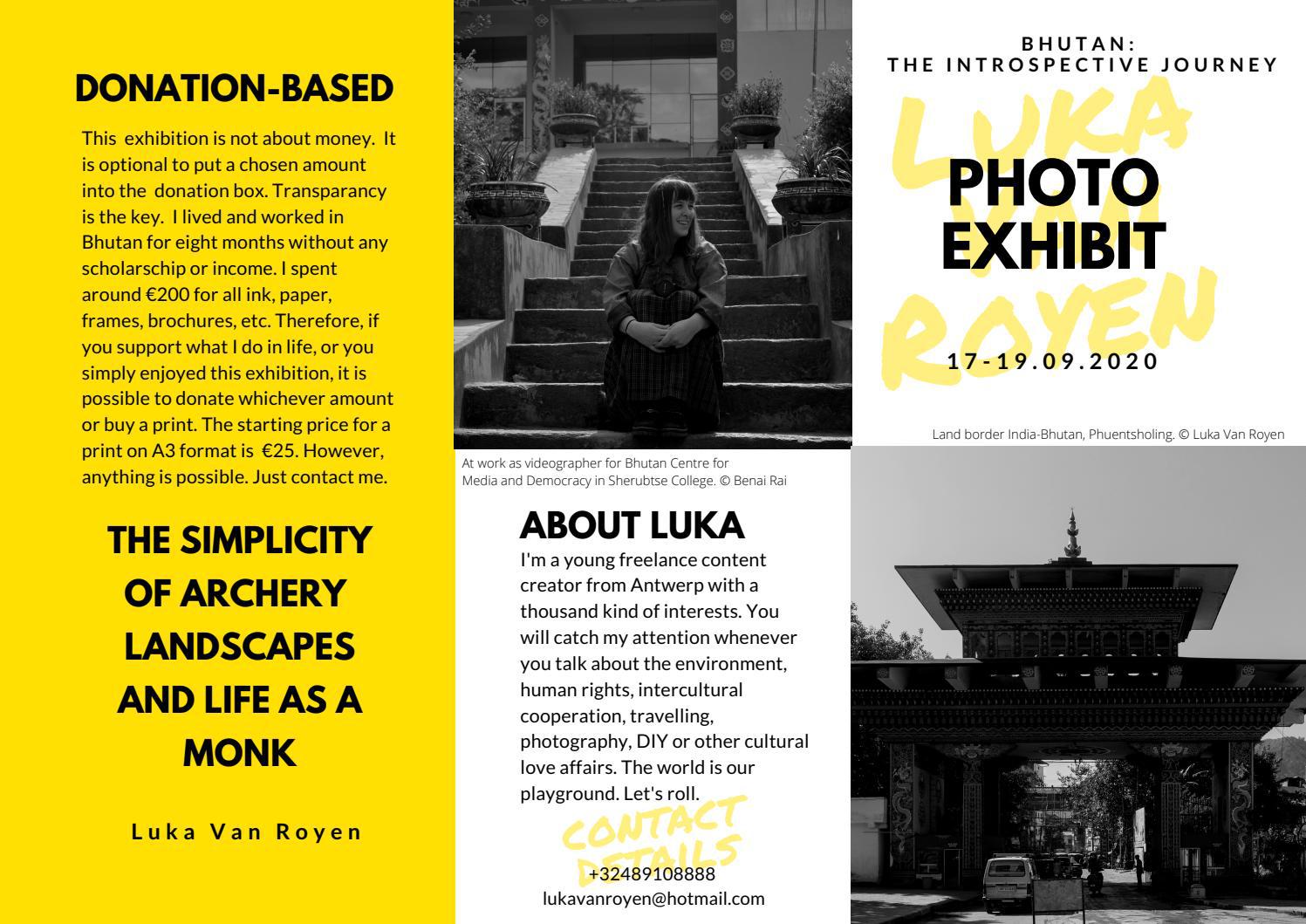 Bhutan photo exhibition by lukavanroyen - Issuu