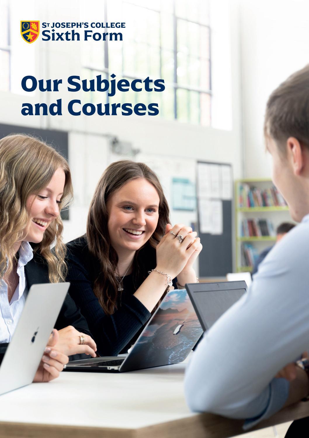 Sixth Form Information Booklet by St Joseph's College, Ipswich - Issuu