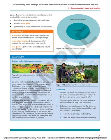 Cambridge IGCSE™ and O Level Travel and Tourism Coursebook with Digital ...