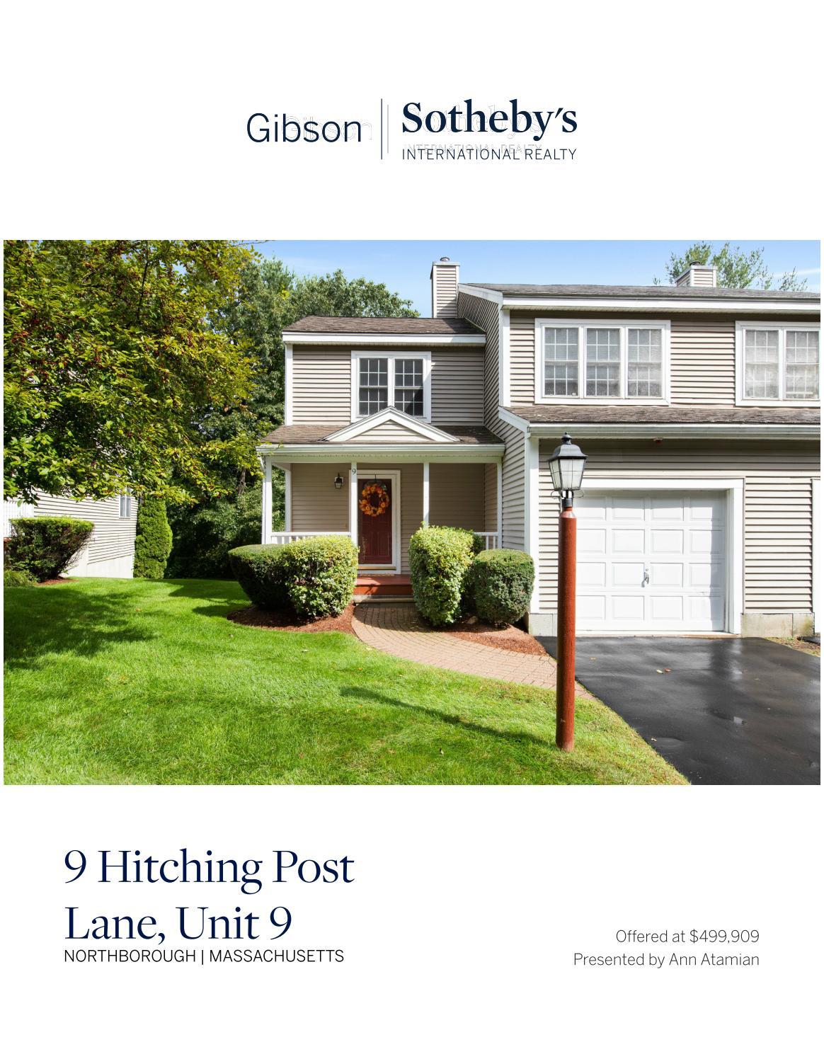 Introducing 9 Hitching Post Lane, Northborough by Gibson Sotheby's