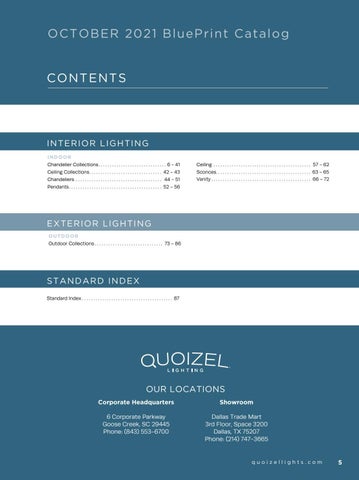 Quoizel BluePrint Supplement 2021 第 5 页