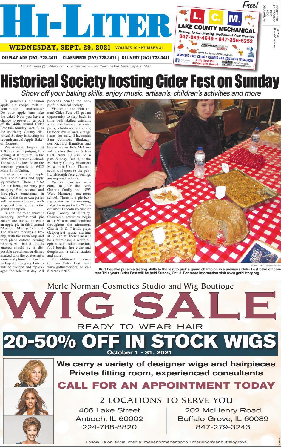 HiLiter Illinois 9/29/21 by Southern Lakes Newspapers / Rock Valley