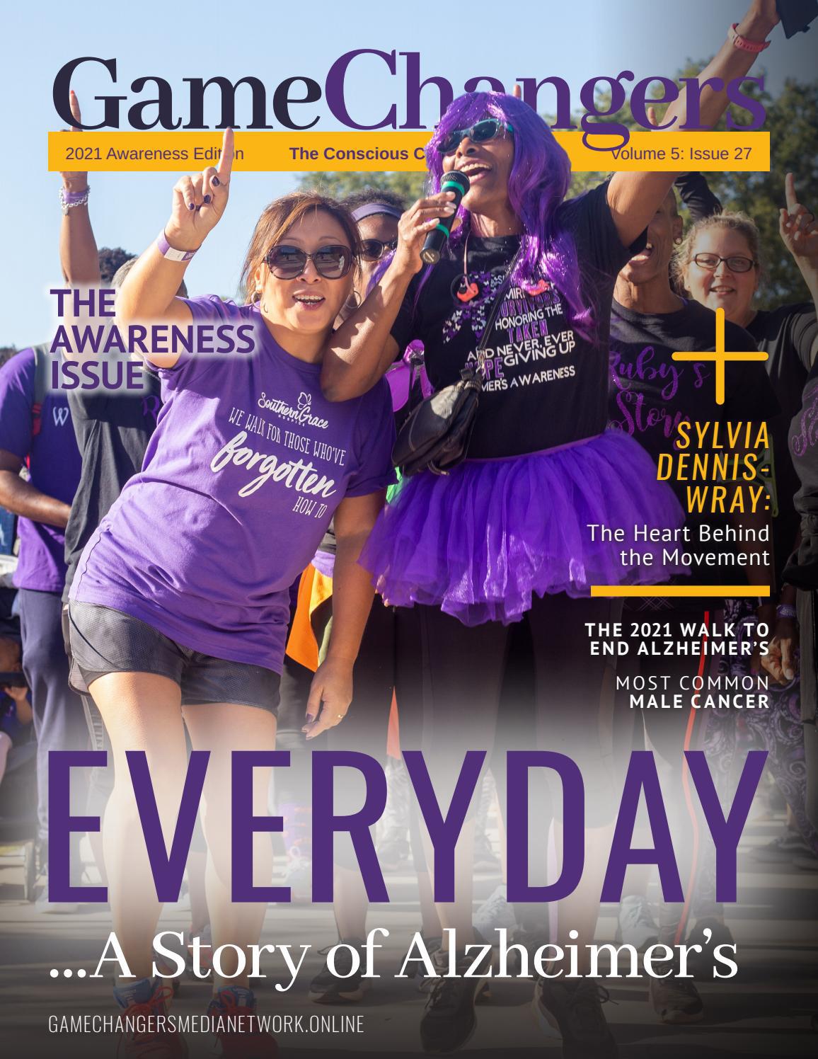 Game Changers Magazine 2021 Awareness Edition Featuring Walk To End Alzheimer Henry County by