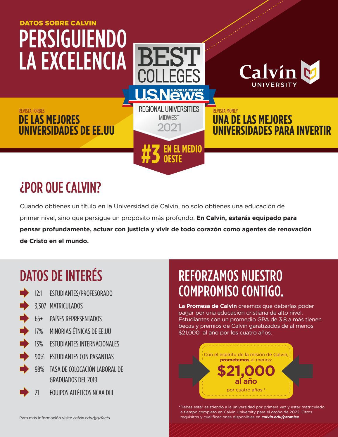 US Fact Sheet in Spanish 2021 by Calvin University Issuu