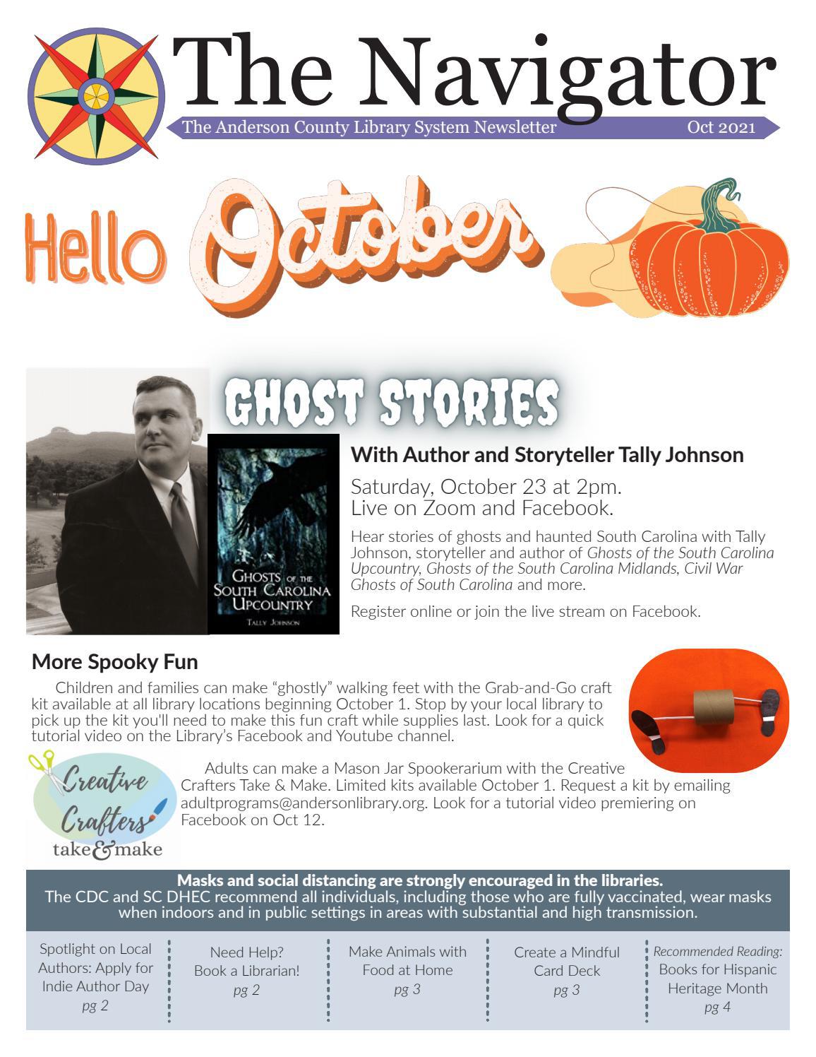 The Navigator October 2021 by Anderson County Library System Issuu