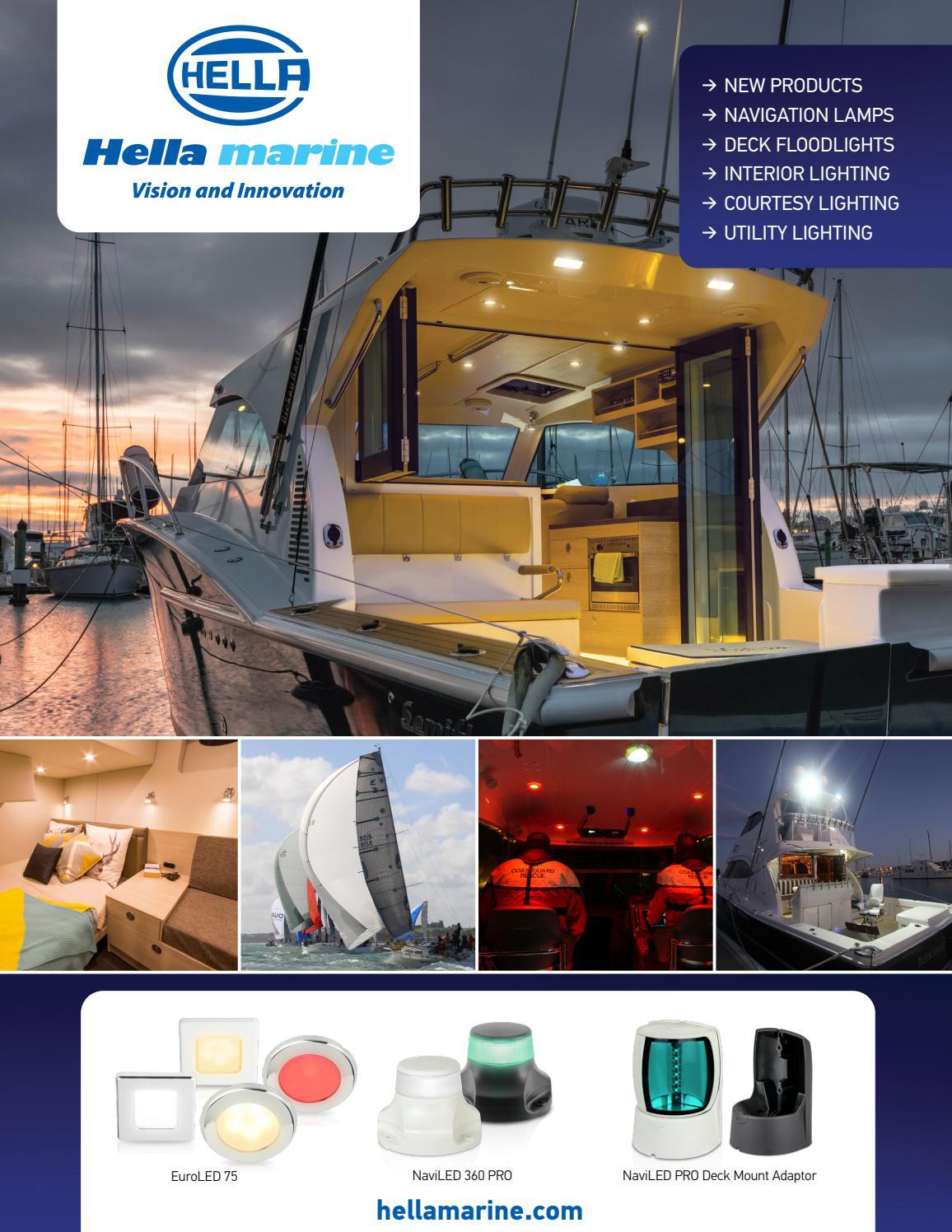 Hella marine New Product and Overview Brochure 2020 (US) by Hella