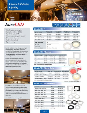 Hella marine 新品 and Overview 灯饰手册 2020 (US) 第 16 页