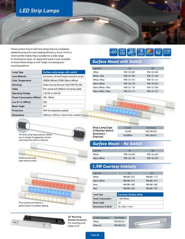 Hella marine 新品 and Overview 灯饰手册 2020 (US) 第 20 页