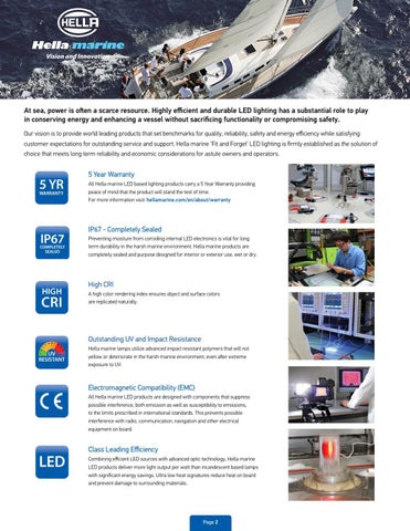 Hella marine 新品 and Overview 灯饰手册 2020 (US) 第 2 页