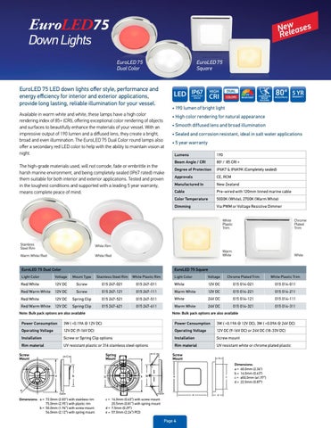 Hella marine 新品 and Overview 灯饰手册 2020 (US) 第 4 页