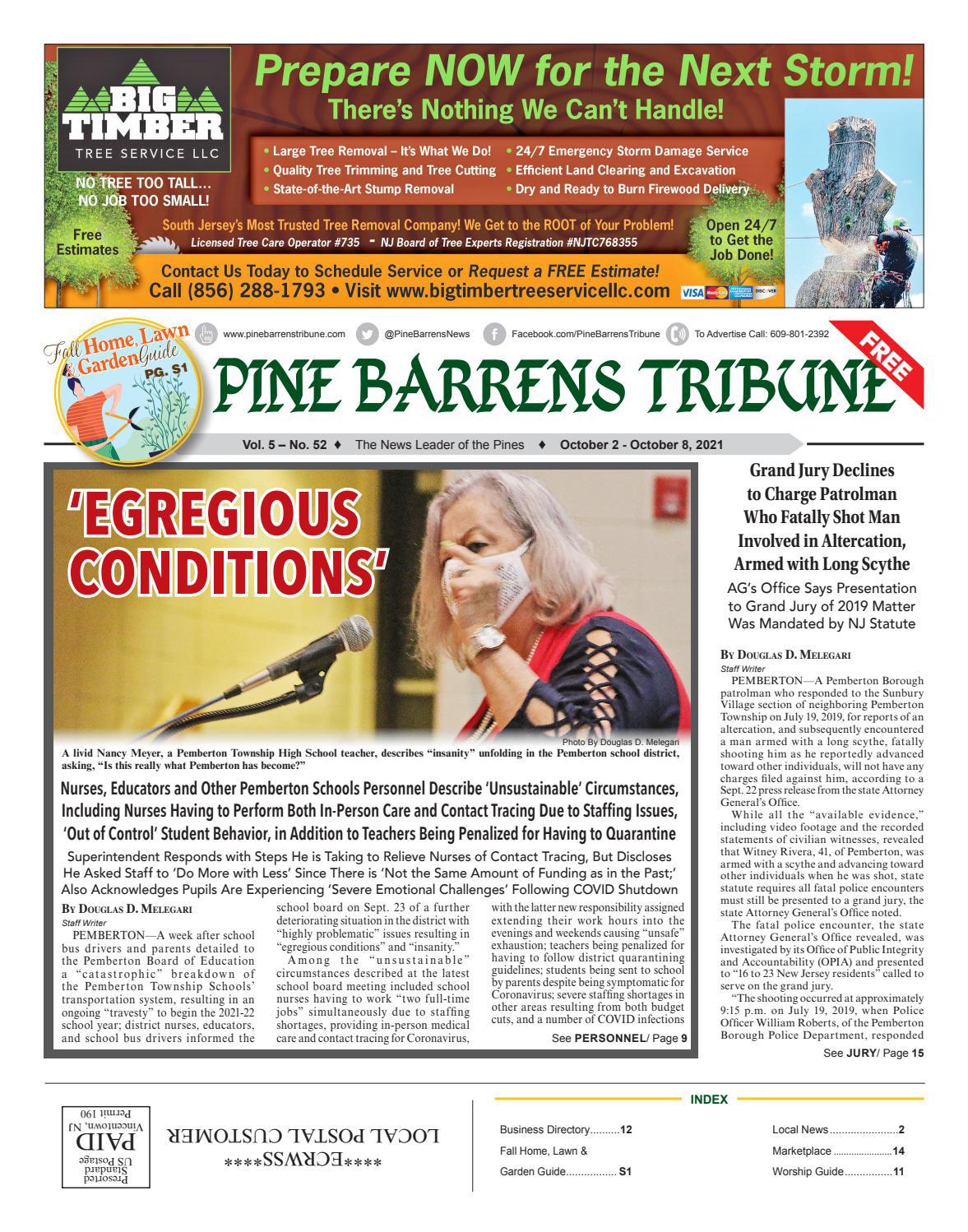 Pine Barrens Tribune October 2, 2021-October 8, 2021 by Pine Barrens  Tribune - Issuu
