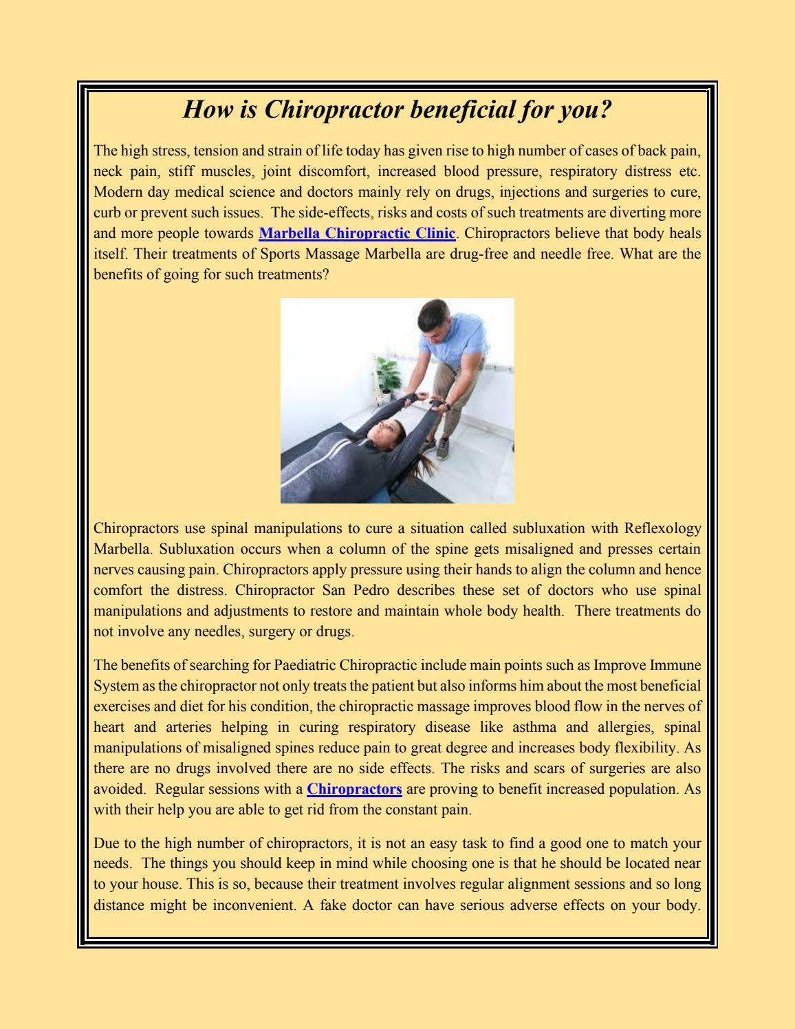 How Is Chiropractor Beneficial For You By Nick Jonas Issuu How Is Chiropractor Beneficial For You By Nick Jonas Issuu