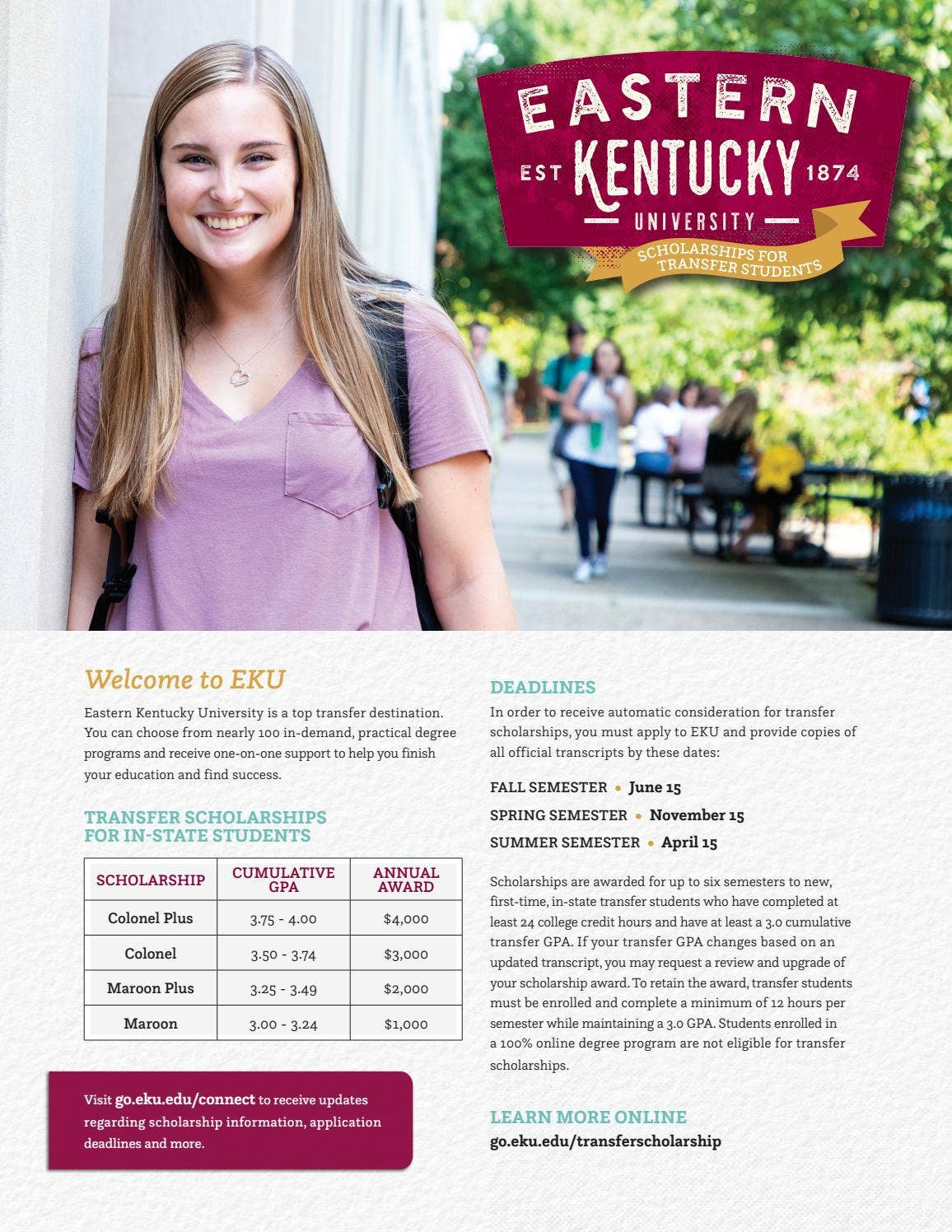 SOTO Transfer Scholarship One Pager - 2021 by Eastern Kentucky ...