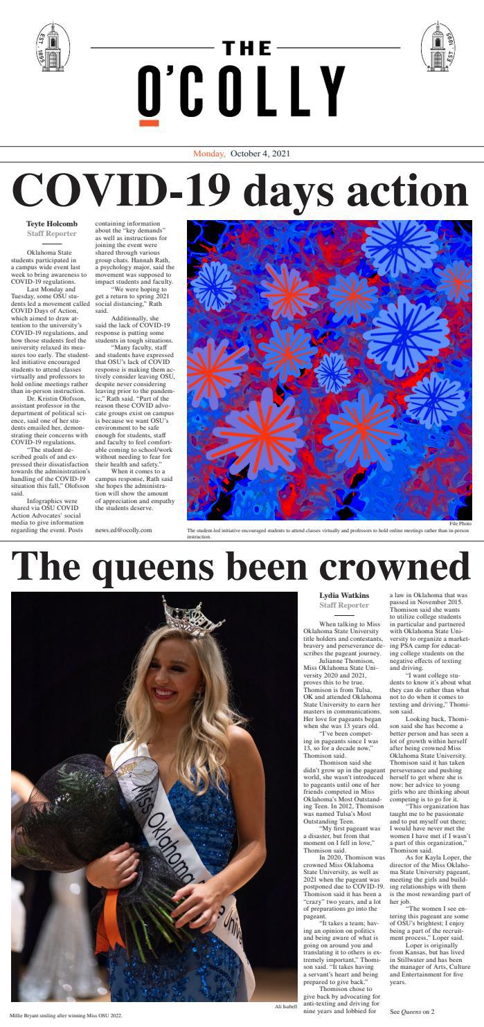 Monday paper by The O'Colly - Issuu