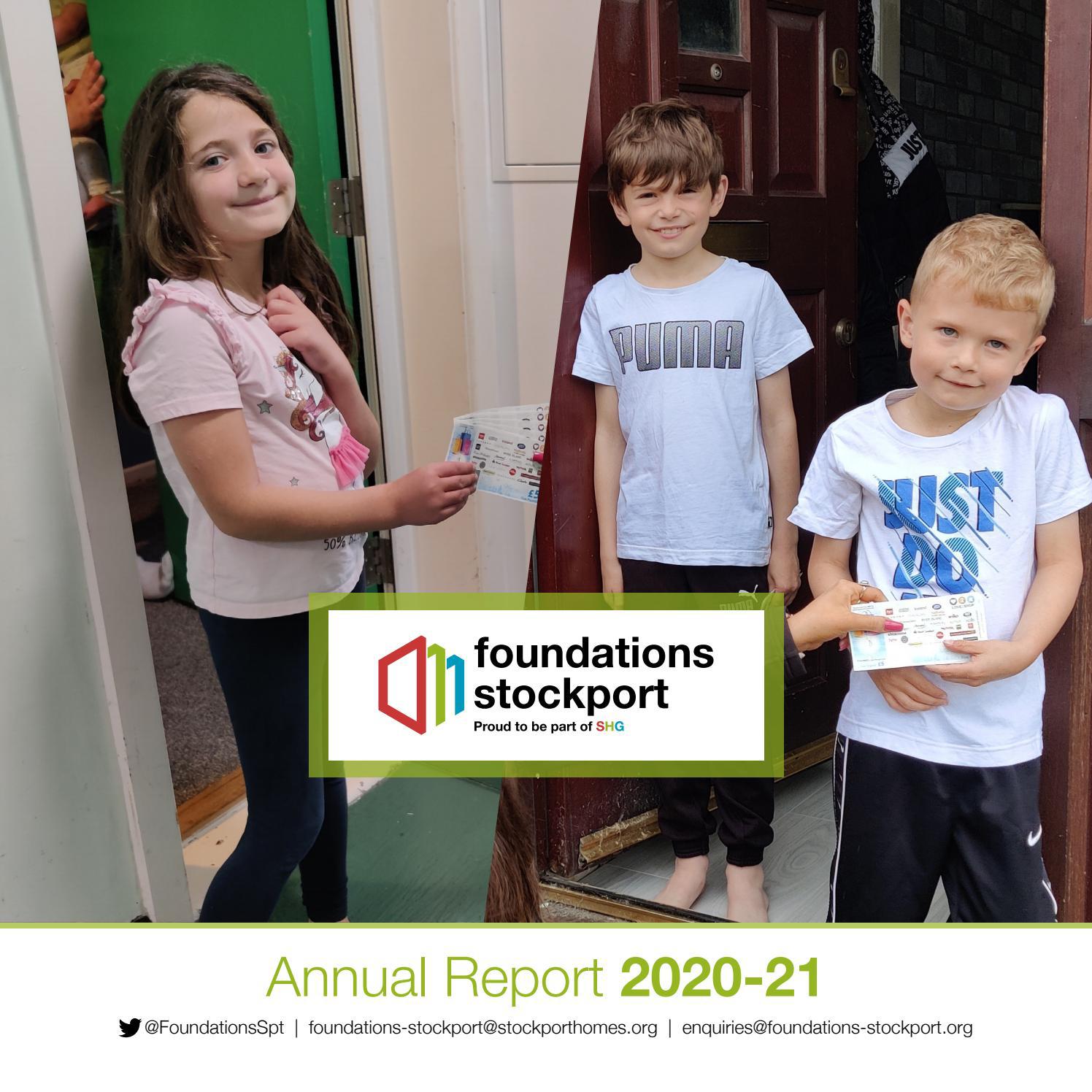 Foundations Stockport Annual Report by stockporthomes Issuu