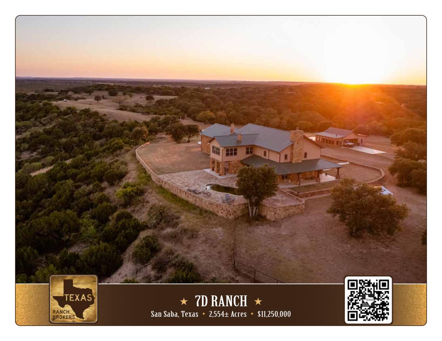 7D Ranch, 2,554+/- Acres in San Saba, Texas by American Farm + Ranch ...