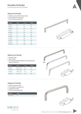 furnwaregroup 家具目录 · Furnware Group - Handles × Knobs 2019 第 11 页