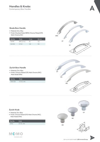 furnwaregroup 家具目录 · Furnware Group - Handles × Knobs 2019 第 15 页