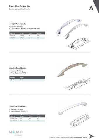 furnwaregroup 家具目录 · Furnware Group - Handles × Knobs 2019 第 17 页