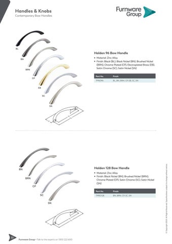furnwaregroup 家具目录 · Furnware Group - Handles × Knobs 2019 第 18 页