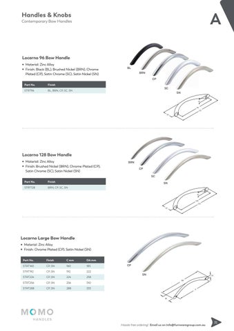 furnwaregroup 家具目录 · Furnware Group - Handles × Knobs 2019 第 19 页