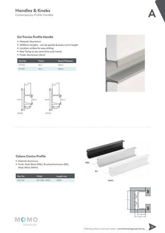 furnwaregroup 家具目录 · Furnware Group - Handles × Knobs 2019 第 23 页