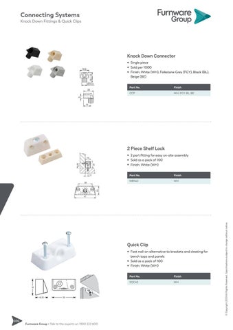 furnwaregroup 家具目录 · Furnware Group - Connecting Systems 2019 第 12 页