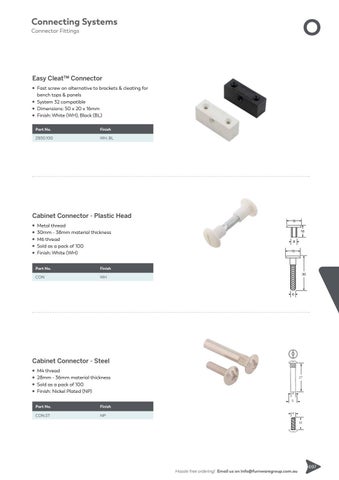 furnwaregroup 家具目录 · Furnware Group - Connecting Systems 2019 第 13 页