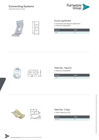 furnwaregroup 家具目录 · Furnware Group - Connecting Systems 2019 第 6 页
