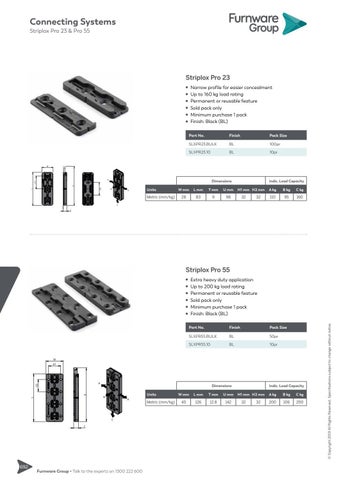 furnwaregroup 家具目录 · Furnware Group - Connecting Systems 2019 第 8 页