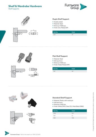 furnwaregroup 家具目录 · Furnware Group - 层架 × 衣柜 Hardware 2019 第 4 页