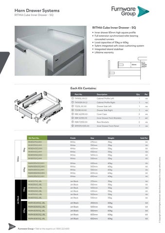 furnwaregroup 家具目录 · Furnware Group - Harn Drawer Systems 2019 第 10 页