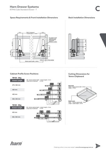 furnwaregroup 家具目录 · Furnware Group - Harn Drawer Systems 2019 第 13 页