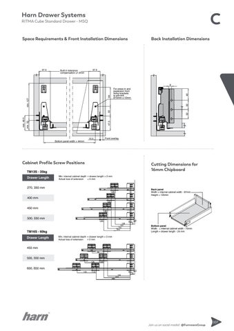 furnwaregroup 家具目录 · Furnware Group - Harn Drawer Systems 2019 第 17 页