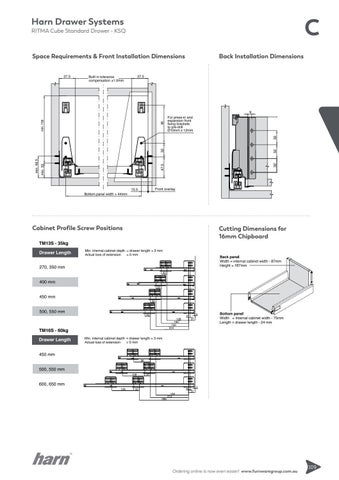 furnwaregroup 家具目录 · Furnware Group - Harn Drawer Systems 2019 第 19 页