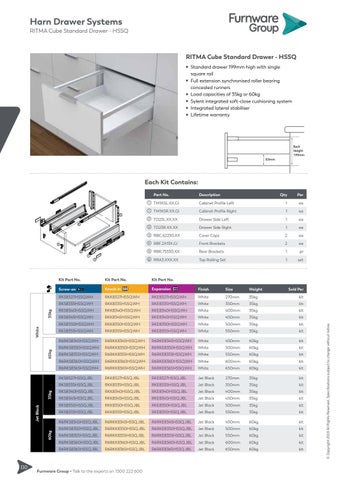 furnwaregroup 家具目录 · Furnware Group - Harn Drawer Systems 2019 第 20 页