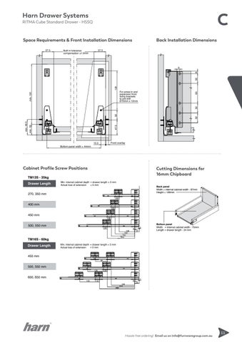furnwaregroup 家具目录 · Furnware Group - Harn Drawer Systems 2019 第 21 页
