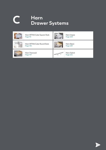 furnwaregroup 家具目录 · Furnware Group - Harn Drawer Systems 2019 第 3 页