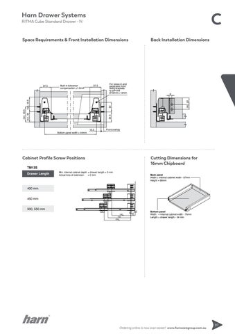 furnwaregroup 家具目录 · Furnware Group - Harn Drawer Systems 2019 第 7 页
