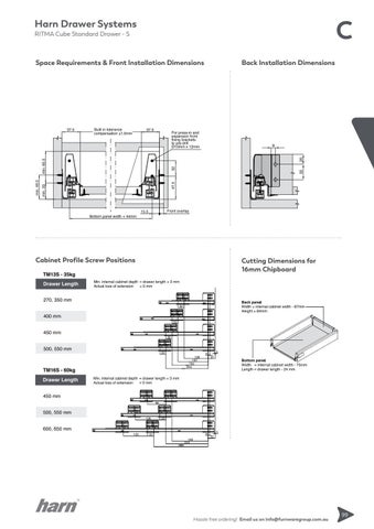 furnwaregroup 家具目录 · Furnware Group - Harn Drawer Systems 2019 第 9 页