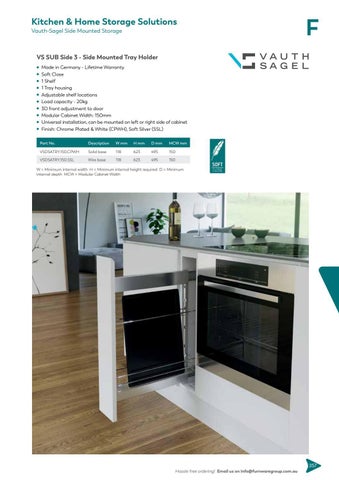 furnwaregroup 家具目录 · Furnware Group - 厨房 × 家居 收纳 Solutions 2019 第 13 页